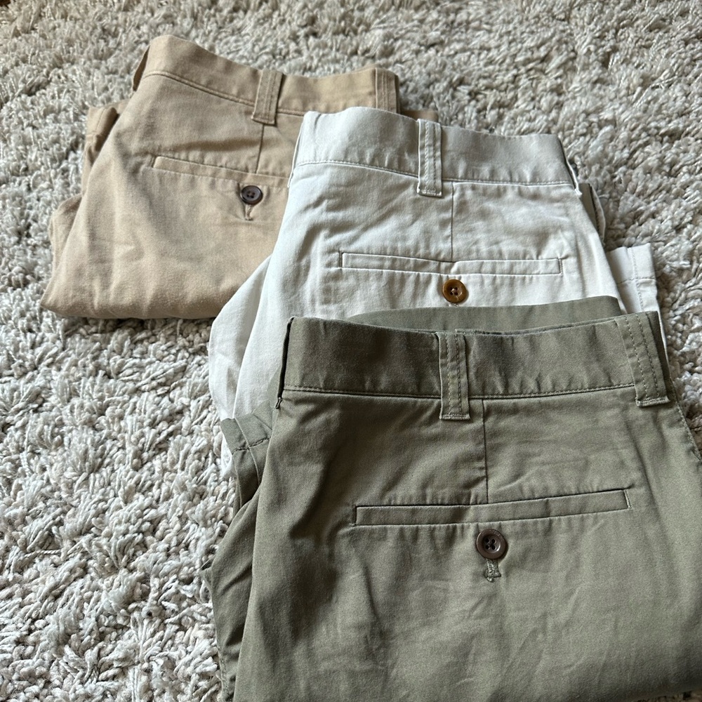 J crew men’s shorts 3 pair